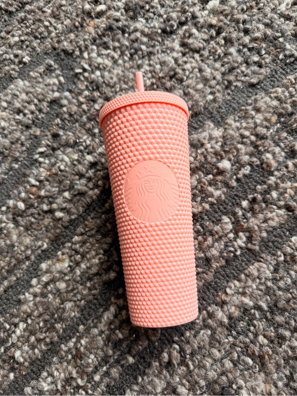 Starbucks Target Matte Pink Studded Cup 24 oz